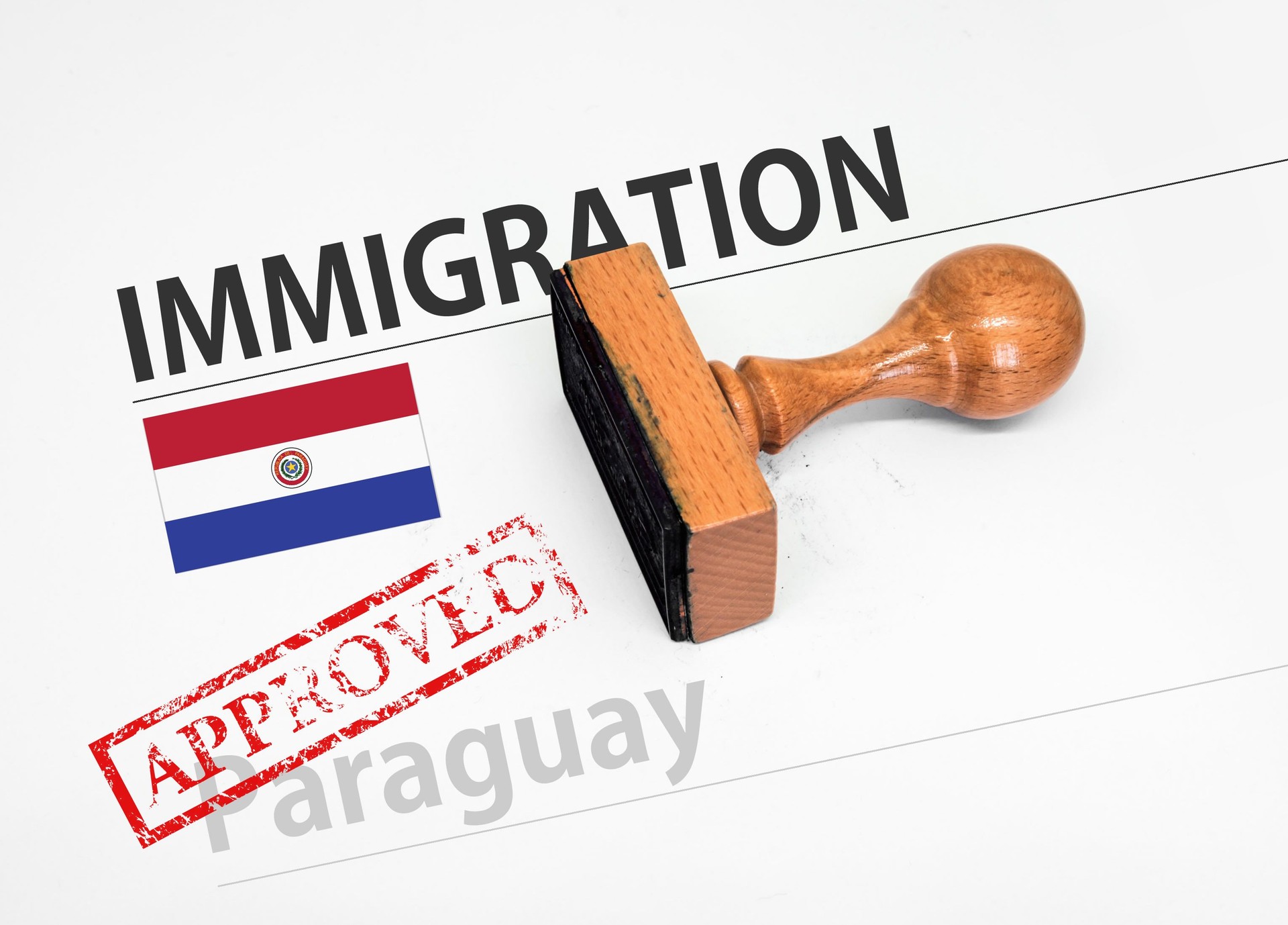 Approved Immigration Paraguay application form